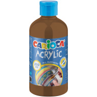Vernice acrilica marrone 250 ml - Carioca