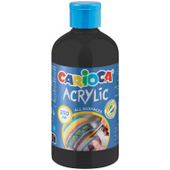 Vernice acrilica nera 250 ml - Carioca