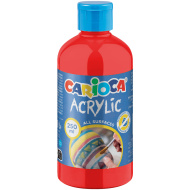 Vernice acrilica rossa 250 ml - Carioca