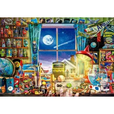 Viaggio sulla luna HQC puzzle 500 pezzi - Clementoni immagine 2