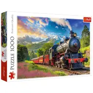 Viaggio tra le montagne in treno - puzzle da 1000 pezzi - Trefl