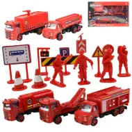 Vigili del Fuoco: Set di camion dei pompieri con accessori