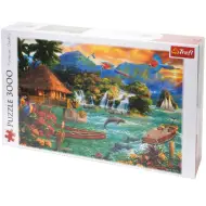 Vita sullisola puzzle da 3000 pezzi - Trefl