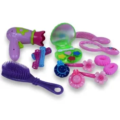 Vouge Girl: set di bellezza da 13 pezzi con fermagli per capelli, asciugacapelli e accessori immagine 3