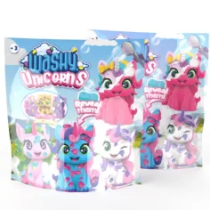 Washy Friends: Color Reveal Unicorni da bagno - figurina a sorpresa - vari modelli immagine 2
