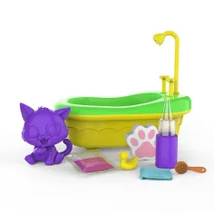 Washy Friends: Gattini da bagno Color Reveal con vasca e accessori - Pinki immagine 2
