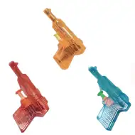 WaterWow: Piccola pistola ad acqua trasparente disponibile in diverse varianti.