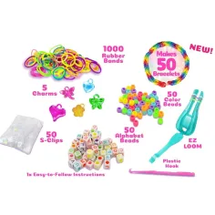 WeCool: Set per realizzare braccialetti DIY ILY con perline, in contenitore a bicchiere immagine 2