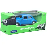 Welly: Modellino auto Volkswagen Maggiolino blu 1/64