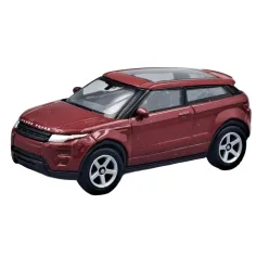 Welly: Modello di auto in metallo Land Rover Evoque bordeaux in scala 1/64 immagine 2