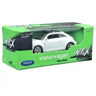 Welly: Modello di macchinina Volkswagen Maggiolino bianco 1/64