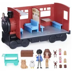 Wizarding World: Harry Potter Magical Minis Hogwarts Express set di gioco con figure - Spin Master immagine 2