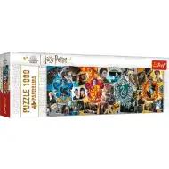 Wizarding World: Puzzle panoramico di 1000 pezzi delle quattro case di Hogwarts - Trefl