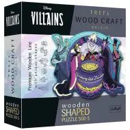 Wood Craft: Cattivi Disney puzzle premium in legno 500+5 pezzi - Trefl