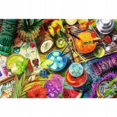 Wood Craft: Cocktail colorati puzzle in legno 500+1 pezzi - Trefl immagine 3