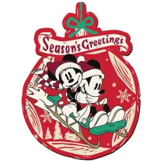 Wood Craft: Disney - Il Natale di Topolino e Minnie 160 pezzi puzzle in legno premium - Trefl immagine 2