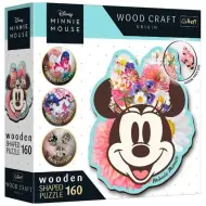 Wood Craft: Disney - Puzzle premium in legno da 160 pezzi con Minnie Mouse - Trefl