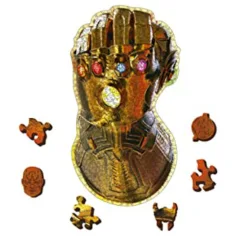 Wood Craft: Guanto dellInfinito degli Avengers 500+5 pezzi puzzle in legno premium - Trefl immagine 2