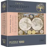 Wood Craft: Mappa antica puzzle in legno premium da 1000 pezzi - Trefl