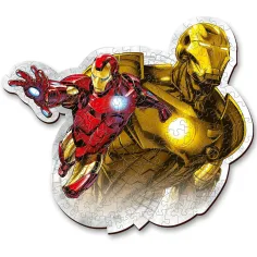 Wood Craft: Marvel Avengers - Iron Man puzzle in legno premium da 160 pezzi - Trefl immagine 2
