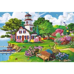 Wood Craft: Porto estivo puzzle in legno 500+1 pezzi - Trefl immagine 3