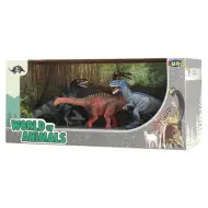 World Of Animals: Set di giochi di dinosauri, set da 4 pezzi