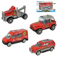 World of Trucks: Macchinina dei pompieri in diverse varianti 7cm