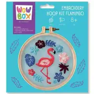 WowBox: Kit da ricamo con motivo di fenicottero