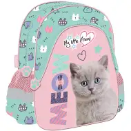 Zainetto per lasilo "My Little Friend Fluffy Kitty" con gattino, 28x25 cm