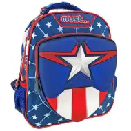 Zainetto per lasilo con motivo 3D di Capitan America 27x10x31cm