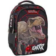 Zaino ergonomico arrotondato Jurassic World T-rex 33x18x43cm