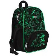 Zaino ergonomico di piccole dimensioni con motivo di dinosauro T-Rex St.Right, BP-70