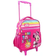 Zaino per lasilo con rotelle di Minnie Mouse rosa 27x10x31cm