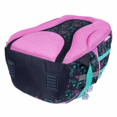 Zaino scolastico MLF Kitty Party con stampa di gattini, 4 scomparti, BPL58 40x29x19 cm immagine 3