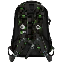 Zaino scolastico St.Right Green Game BP77 44x29x22 cm immagine 2