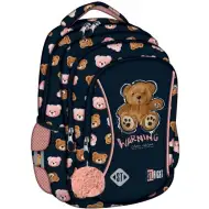 Zaino scolastico St.Right Teddy Bear con orsetto BP26 39x27x17 cm
