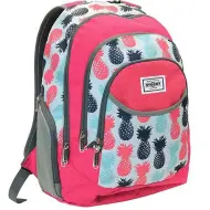Zaino scolastico Street Ananas, zaino 30x20x48cm