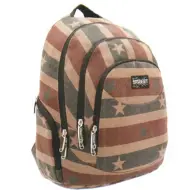 Zaino scolastico Street Canvas Star, 32x18x46 cm
