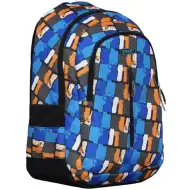 Zaino scolastico Street Glide blu, zaino 31x16x45 cm