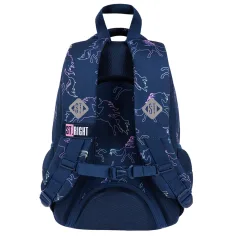 Zaino scolastico a tre scomparti St.Right Dream unicorno, 39x27x17cm immagine 3