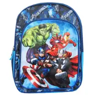 Zaino scolastico blu degli Avengers, 37x28x13cm