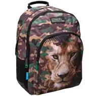Zaino scolastico con motivo di leone di Animal Planet, 33x16x45 cm