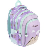 Zaino scolastico ergonomico Pusheen Violet, modello BPL58, 40x29x19 cm
