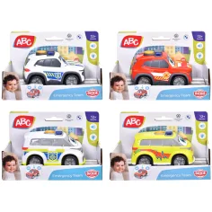 ABC Emergency Team macchina giocattolo con luci e suoni, assortita, 1 pz - Dickie Toys