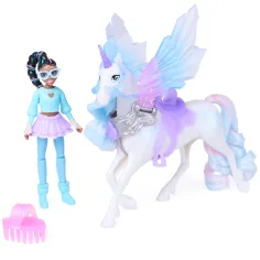 Accademia degli Unicorni: Bambola Layla e set di gioco unicorno Glacier - Spin Master immagine 2