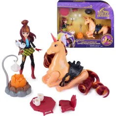 Accademia degli Unicorni: Set da campeggio di Valentina e Cinder - Spin Master immagine 2