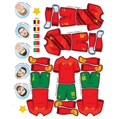 Il quaderno adesivo delle stelle del calcio immagine 4