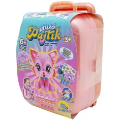 Amici da viaggio – Rosie Jetset Avventuriera Kitti gattino di peluche con valigia e cuscino per il collo