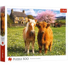 Amici della fattoria puzzle da 500 pezzi - Trefl