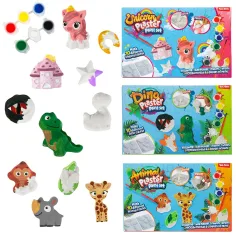 Animal Plaster: Set di stampaggio e pittura con animali e unicorni in diverse varianti 1 pz immagine 1